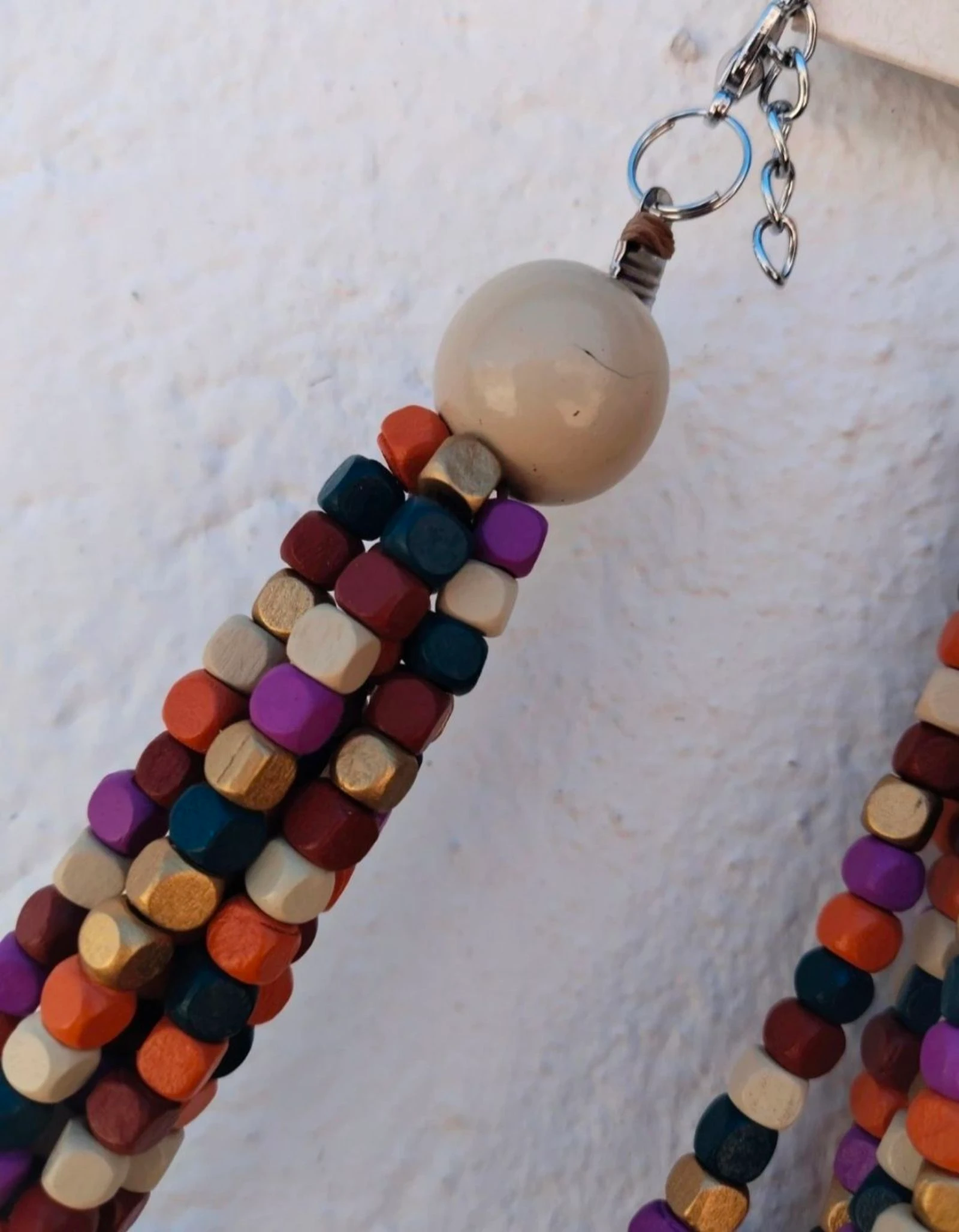 Collar multicolor de cuentas de madera 🌈 – photo 3
